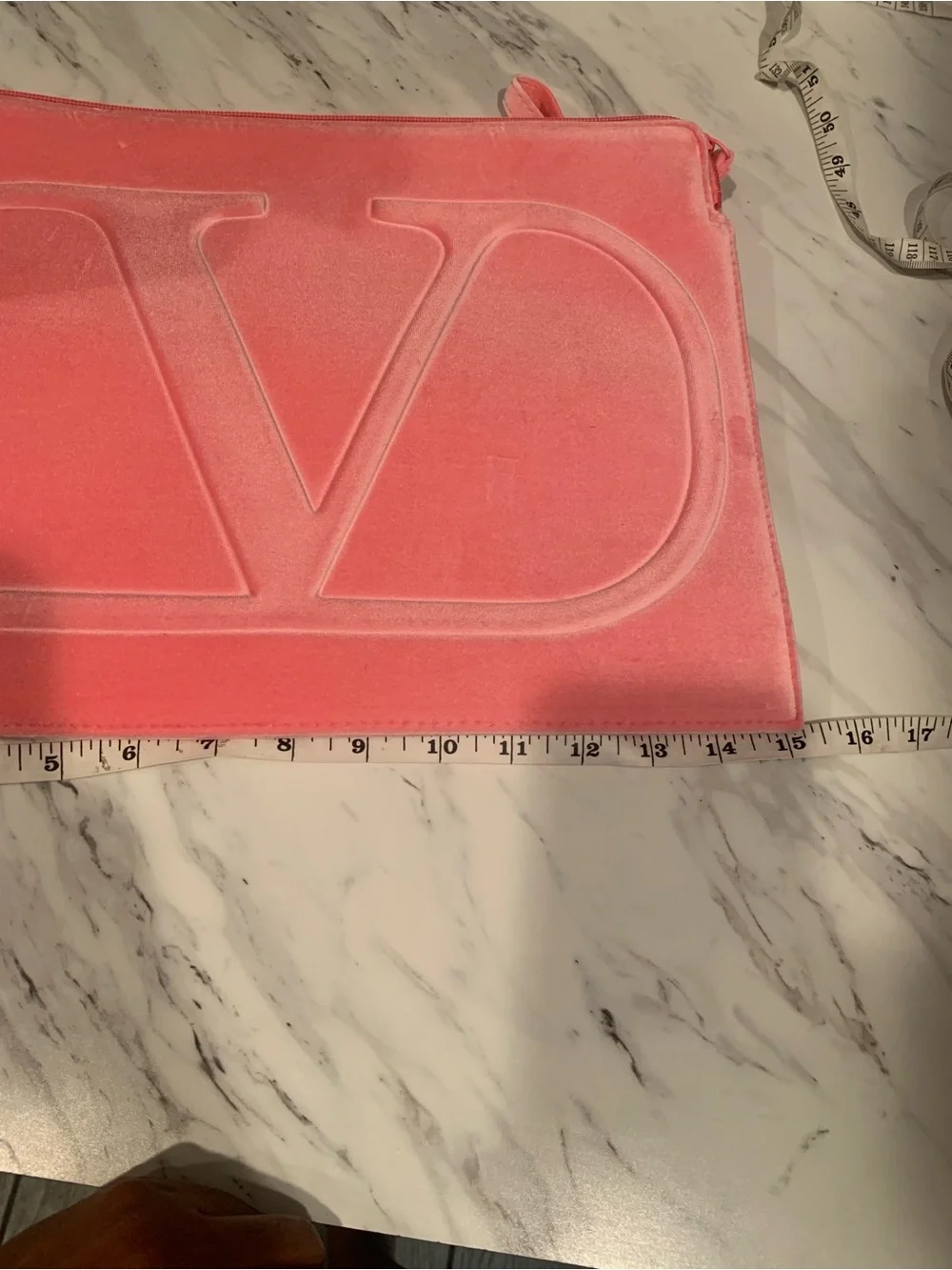 Valentino pinkish  Embossed V Logo Tablet or laptop Sleeve